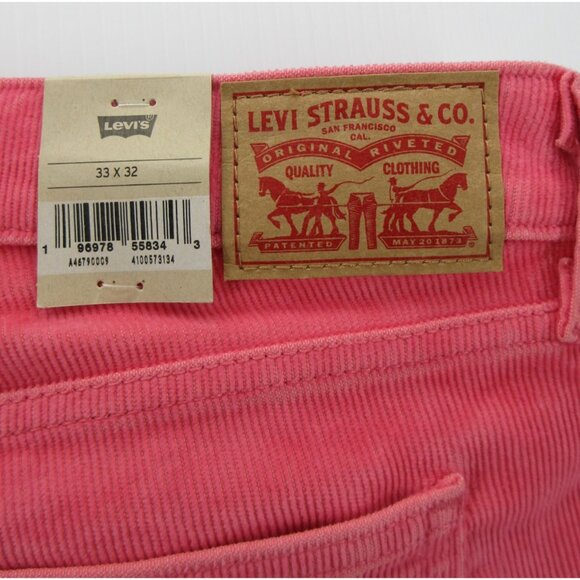 Levis Pants 33 Corduroy Superlow Boot Bootcut Trousers 33X32 NWT * - Picture 10 of 15